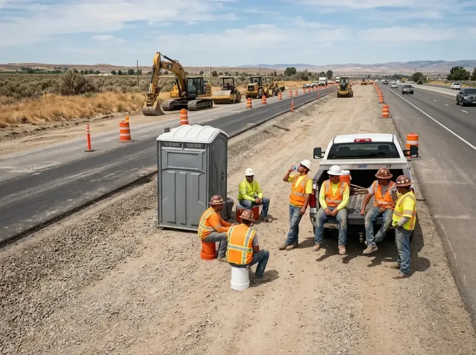 highway-road-construction-crew-007 — frequently asked questions, Porta Potty and Restroom Rentals in Greenbrier, AR
